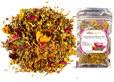 Stress Buster Flower Tea